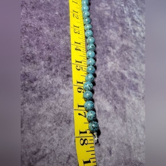 Blue Jasper Beaded Necklace - Picture 3 of 9